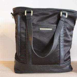 STEVE MADDEN Tote Bag in Black & Gold - Laptop bag